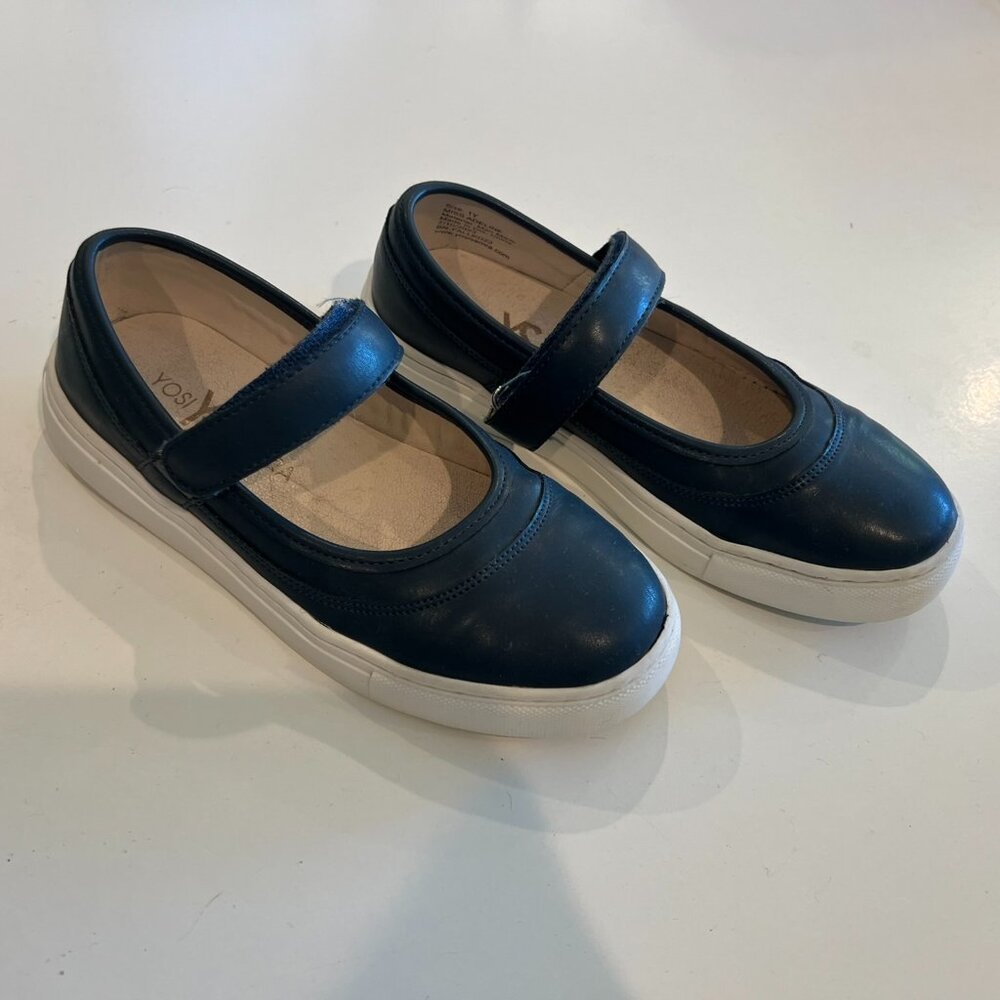 Yosi Samra Miss Adeline Mary Jane Sneakers - Little Kids 1Y - Navy Blue
